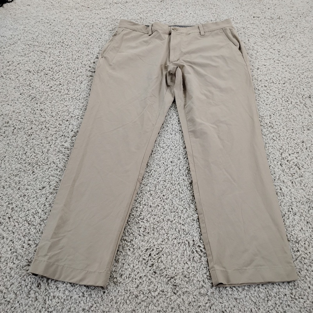 Vineyard Vines Pants Mens 34x30 Beige Performance Cotton Nylon Stretch Flex A3